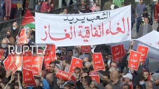 Jordan: Hundreds march in Amman against 'Water for Energy' deal with Israel