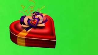 Green Screen Valentines Day Stickers / overlays / borders