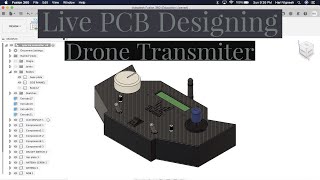 Live Project PCB Designing 2 | Drone Transmitter | 9 PM