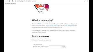 Как проверить сайт на доступность после 1 февраля. DNS FLAG DAY