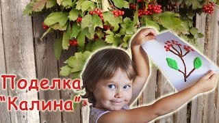 Занятия по лепке: делаем Калину (Рябину) /// Easy ashberry from modeling clay