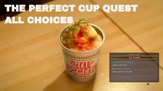 Final Fantasy XV - All Cup Noodles Quest choices