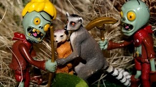 ЗОМБИ! ЛЕМУР-ВОР! Plants vs zombies. Мультик для детей. Растения против зомби