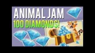 HOW TO GET 100 DIAMONDS ON ANIMAL JAM WORKING JULY 2017 *NOT CLICKBAIT*