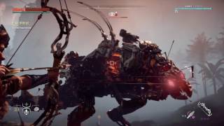 Horizon Zero Dawn - Corrupted Thunderjaw - VERY HARD mode - Amazing Strategy to kill - Full HD