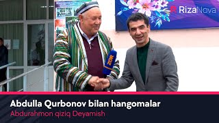 Abdurahmon qiziq Deyamish - Abdulla Qurbonov bilan hangomalar (hajviy ko'rsatuv)