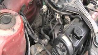Toyota 2E engine start & run