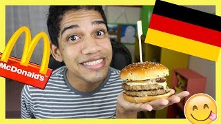 MC ALEMANHA LANCHE DA COPA DO MCDONALDS #DÁRIOEXPERIMENTA