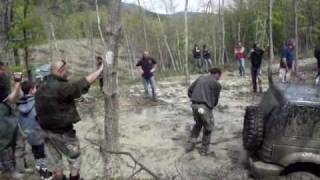 Pajero (drowned..), Defender Off Road Mud Pit! - Part 02