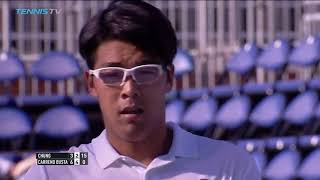 Hot Shot: Chung's Lob Sails Perfectly Over Carreno Busta's Head In Winston Salem 2018