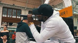 Keblack - Concert sauvage pour oublier la grève (Gare de Lyon)