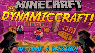 WIZARDS, RUNES & WANDS IN MINECRAFT! | Minecraft Mod Showcase!