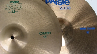 Paiste 505 and 2000 -  - same cymbal?!