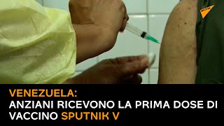 Venezuela: anziani ricevono la prima dose di vaccino Sputnik V