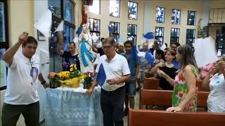 7º dia da novena em honra a Nossa Senhora de Lourdes