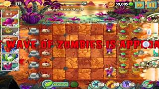 Plants vs Zombies 2: Jurassic Marsh - Day 27 Walkthrough