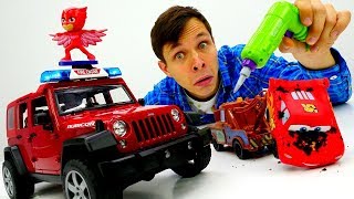 Мастерская Фёдора - Прокачиваем машинки Героев в Масках.