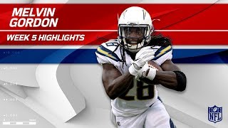 Melvin Gordon's 100+ Yard Day vs. New York | Chargers vs. Giants | Wk 5 Player Highlights