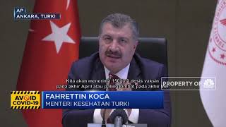 Pemerintah Turki Amankan 105 Juta Dosis Vaksin Covid-19