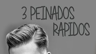 3 FORMAS DE HACER TUPE | PEINADOS FÁCILES PARA HOMBRE