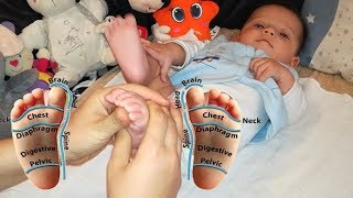 Baby foot massage
