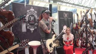 Сергей Маврин(Sergey Mavrin) NAMM RUSSIA 2013 Mayones Guitars pt.1