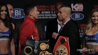 Gennady Golovkin vs. David Lemieux full video- COMPLETE final press conference & face off video