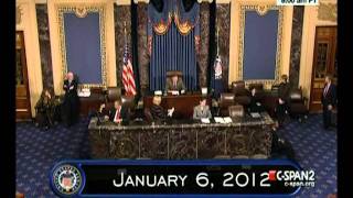 Senate Session 2012-01-06 (10:59:39-11:00:59)