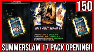 SUMMERSLAM 17 PACK OPENING!! SUMMERSLAM '17 PACKS! WWE SUPERCARD #150
