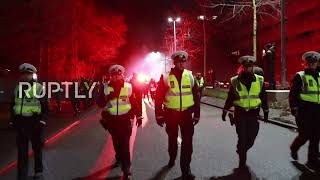 Denmark: 'Men in Black' march in Copenhagen against COVID restrix