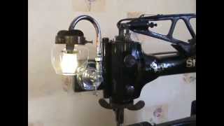 Gas Illuminated K29 Singer Sewing Machine