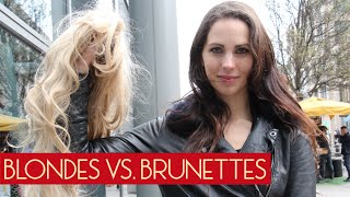 Blondes Vs. Brunette (Social Experiment)