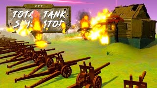 MASSIVE Artillery Battles and German Campaign Challenges! - Total Tank Simulator Sandbox Gameplay