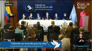 LIVE: Guterres attends 5th anniversary commemoration of Colombia’s peace deal