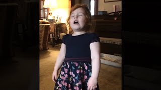 kid has the loudest sneeze you will ever hear...