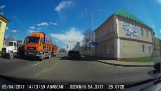 дер.Забродье-Молодечно-Минск 05-04-2017 (timelapse 4x)