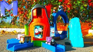 Новый трек Томас и его друзья игровой набор Скоростные трюки игрушки для детей