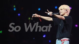 180909 방탄소년단 태형 뷔 ( BTS V , taehyung ) 월드투어 쏘왓! So What! (4K cam)