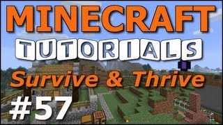 Minecraft Tutorials - E57 Cocoa Bean Farm (Survive and Thrive III)