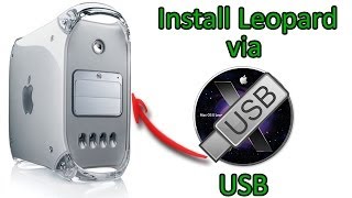 Install Mac OS X 10.5 Leopard via USB on PowerPC Macs