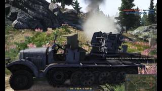 War Thunder CBT Wheeled and half-track vehicles 3,7cm Flak36 Sd.Kfz. 6/2 с SPAA