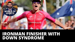 Man becomes first Ironman finisher with Down syndrome