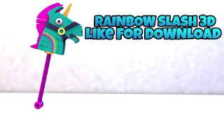 FORTNITE RAINBOW SLASH C4D RIG 3D [LIKE FOR DOWNLOAD] Epilepsy Warning!