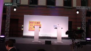 LIVE from FDP HQ next day after German elections (ORIGINAL)