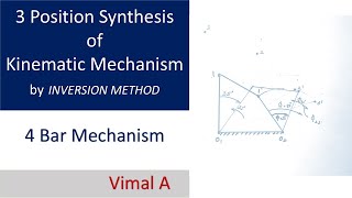 3 POSITION SYNTHESIS of 4 BAR Mechanism 1