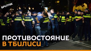 Полиция между двух огней в Тбилиси: радикалы пытаются устроить стычки