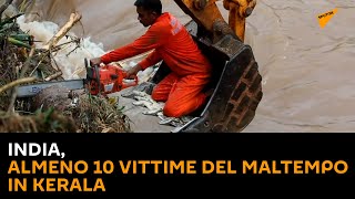 India, almeno 10 vittime del maltempo in Kerala