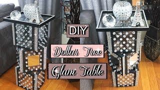 DIY DOLLAR TREE GLAM TABLE | DIY HOME DECORATING IDEA 2019