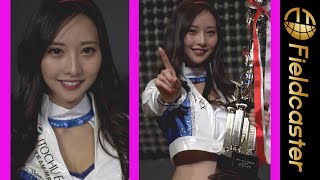 ＜縦動画で独占インタビュー＞今年の新人レースクイーンの頂点はセクシーなアイドルprediaの、あのん！