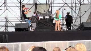 Austin Mahone Singing U at Soundcheck in Vermont on 8/26/13